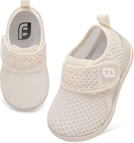 JOINFREE Baby Water Shoes Toddler Boys Girls Sandals Lightweight Beach Swim | Breathable Kids Barefoot Quick-Dry Pool Auqa Socks Infant First Walking Non-slip Machine Washable Adjustable Hook and Loop in Saudi Arabia