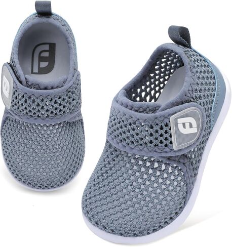 JOINFREE Baby Water Shoes Toddler Boys Girls Sandals Lightweight Beach Swim | Breathable Kids Barefoot Quick-Dry Pool Auqa Socks Infant First Walking Non-slip Machine Washable Adjustable Hook and Loop in Saudi Arabia