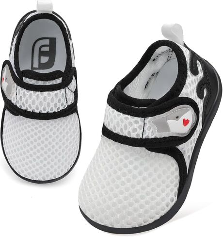 JOINFREE Baby Water Shoes Toddler Boys Girls Sandals Lightweight Beach Swim | Breathable Kids Barefoot Quick-Dry Pool Auqa Socks Infant First Walking Non-slip Machine Washable Adjustable Hook and Loop in Saudi Arabia