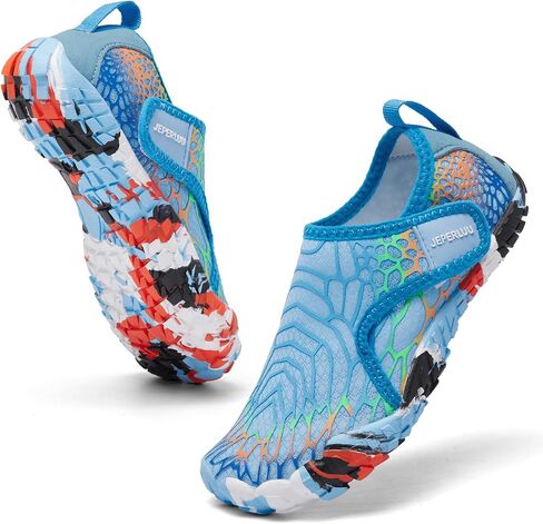 Kids Water Shoes - Toddler to Big Kid - Quick Dry & Non-Slip Aqua Socks, Easy On Swim Shoes for Boys & Girls Beach,Cruise Essentials in Saudi Arabia