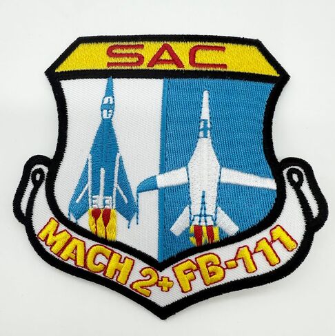 F-111 Strategic Air Command Mach 2 Patch – Sew on, 4" in Kuwait