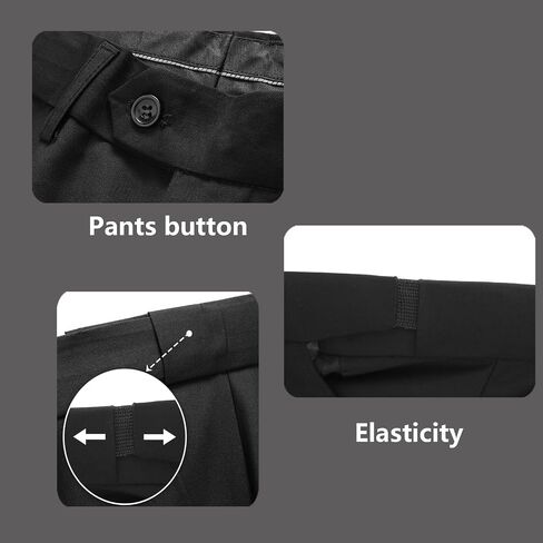 Rogers & Morris Tuxedo Suits for Men Solid Black 4 Piece Regular Fit Formal Set in Saudi Arabia