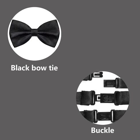 Rogers & Morris Tuxedo Suits for Men Solid Black 4 Piece Regular Fit Formal Set in Saudi Arabia