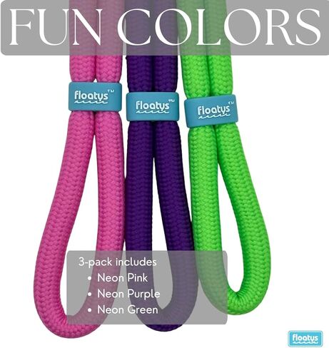 Slim Super Comfort Floating Eyeglasses Straps 3 Pack | Flexible | Lock Tight Connectors | Fun Colors | Men Women in Saudi Arabia