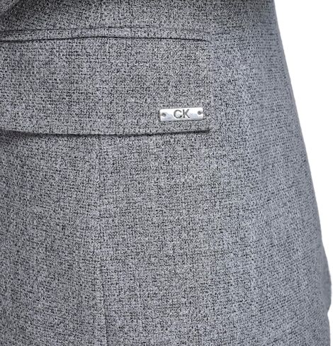 Calvin Klein Womens Open Front Long Sleeve Two Pocket Blazer in Kuwait