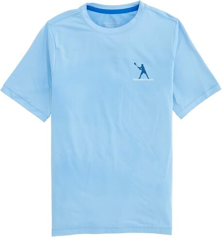 Vineyard Vines Boys' Boys' Lacrosse USA Cirlce Short-Sleeve Harbor Performance Tee in Kuwait