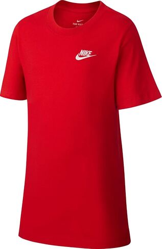 Nike Unisex Big Kids' Sportswear Embroidered NSW Club T-Shirt - Boys and Girls in Kuwait