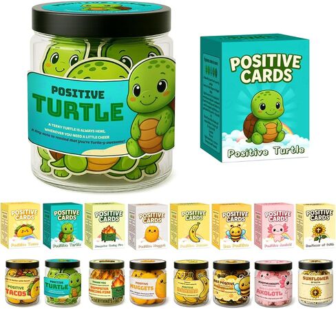 Emotional Support Pickle, 60 Positive Pickle Jar Affirmation Cards, Positive Pickle, Emotional Support Gift, Inspirational Gifts for Women, Women Men Valentines Day Gift Handmade in Saudi Arabia