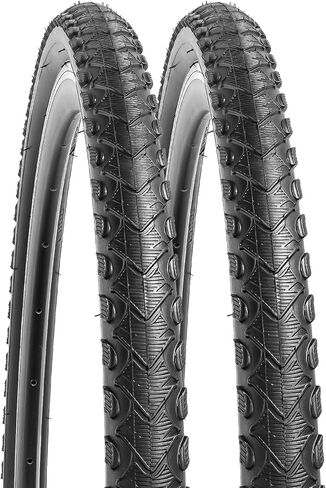 YunSCM 2-PCS 700C Road Bike Tires 700x40C / 40-622 and 700C Bike Tubes Schrader Valve and 2 Rim Strips Compatible with 700x38C 700x39C 700x40C 700x41C 700x42C 38/42-622 Bike Tires and Tubes (P-1027) in Saudi Arabia