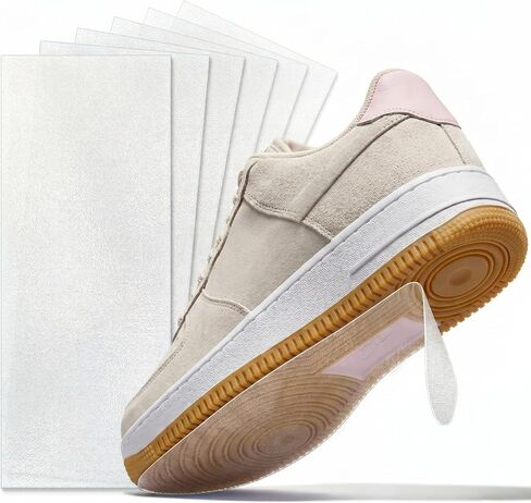 Pacify 6 Pack Sole Protector for Sneakers, Non-Slip Clear Shoe Sole Protector Guards Stickers, Self-Adhesive Shoe Bottom Protector Pads for Sneakers, Flats & Boots (5x13 Inch/Sheets) in Saudi Arabia