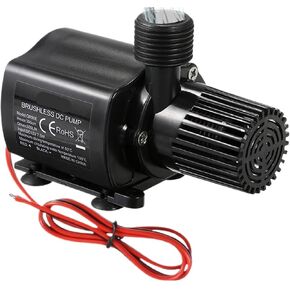 Brushless Water Pump Ultra-quiet DC12V Micro Brushless Waterproof Submersible Pump for Fountain 800L/H 15W Lift 16.4ft(Type 3) in Kuwait