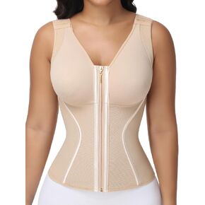 SHAPSHE Waist Trainer Corset for Women Tummy Control Workout Sport Girdle Hourglass Cincher Body Shaper Postpartum with Bra in Kuwait