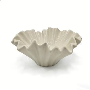 Ceramic Fruit Bowl for Kitchen Counter - Ceramic Decorative Bowl Candy Bowl for Coffee Table,Modern Key Bowl for Entryway Table,9.4 Inch Glazed Ceramic Catch All Bowl for Home Decor in Saudi Arabia