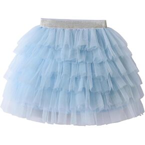 DXTON Girls 6 Layered Tutu Skirt Fluffy Princess Tulle Party Dance Skirt Ballet Tutu Skirt in Kuwait