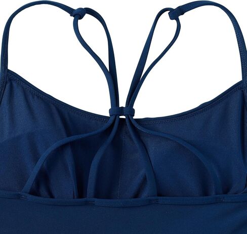 Lands' End Women's Tugless Quickdry قابل للتعديل حزام الظهر تانكيني أعلى 10 أعماق البحار البحرية in Kuwait