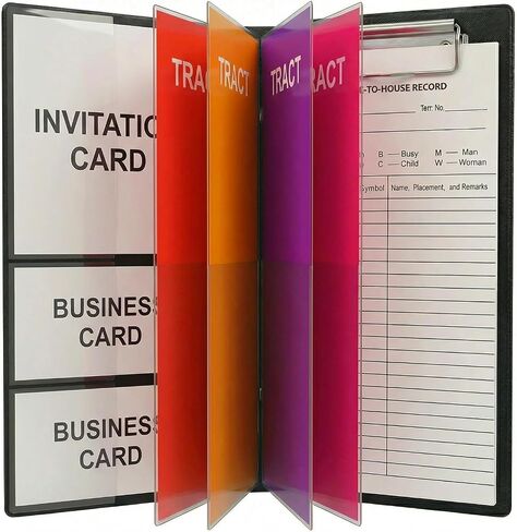 JW Tract Holder for Ministry,JW Field Service Supplies Accessories,Jehovah Witness Ministry Organizer Supplies Pioneer Gift Ideas in Saudi Arabia