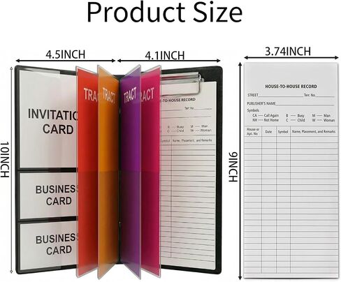 JW Tract Holder for Ministry,JW Field Service Supplies Accessories,Jehovah Witness Ministry Organizer Supplies Pioneer Gift Ideas in Saudi Arabia