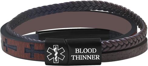 Lightweight medical ID Bracelet, Stylish PU Braided Design, Laser Engraved Name ID or Dynamic QR Code Option, Comfortable Fit Multi-Color Choices, Thoughtful Gift for Family in Saudi Arabia