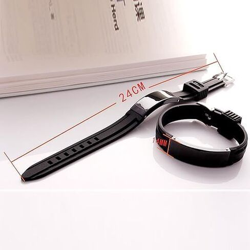 Medical Alert Bracelet for Stroke Survivor - Medical Grade Silicone with Engraved Stainless Steel ID Plate - Adjustable SOS Emergency Health ID Personalized Engraved Gift in Kuwait
