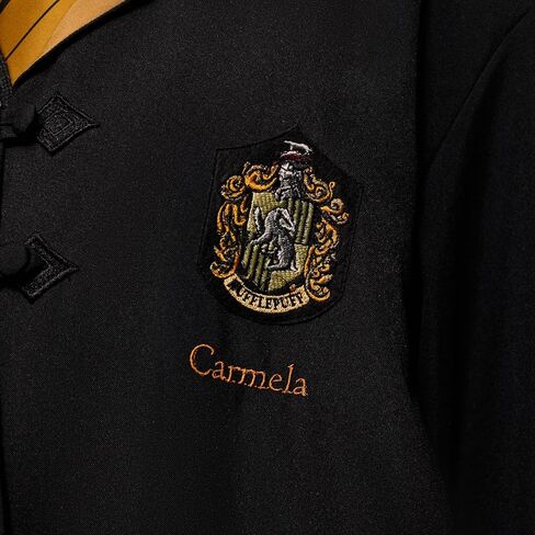 Harry Potter Personalized Hufflepuff Robe - Official Hogwarts House Costume - Embroidered Crest & Wand Pocket - XL-XXL in Saudi Arabia