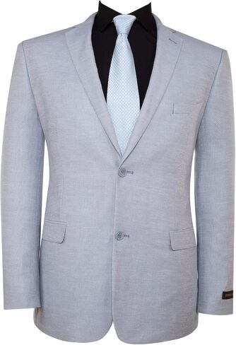 Men's Sport Coat Slim Fit 2 Button Linen Cotton Blazer Lightweight Jacket in Saudi Arabia