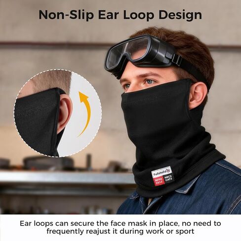Fullsheild FR Face Mask for Men Summer FR Neck Gaiter Welding Hood Lightweight Flame Resistant Welding Neck Protector in Saudi Arabia