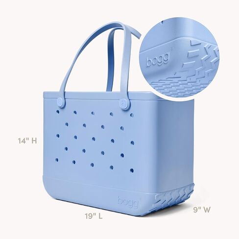 BOGG BAG Boggs N’ Ends Travel Organizer + Original, Large Tote (Carolina on My Mind) + Top o' the Bogg to Ya (For Shore White) – Durable, Washable, Tip-proof – Beach, Pool, Boat, Work, Sports in Kuwait