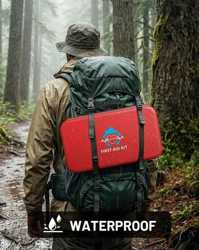 500 Pcs First Aid Kit for Travel/Camping/Businesses/Home/Car, Waterproof Emergency Kit for Hiking, Sports, Truck, Office, Vehicle & Outdoor Emergency Supplies, Well-Organized Home Travel Essentials in Saudi Arabia