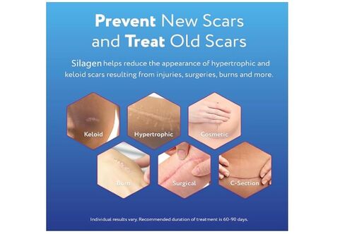 Advanced Silicone Scar Cream,Clear Professional Scar Removal Cream for Surgical Scars, Old and New Scar,(30g), 1 Ounce. in Kuwait
