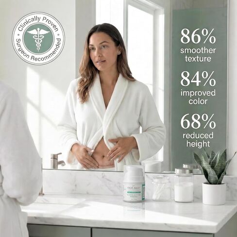 Fade Away Silicone Scar Gel | Designed by Plastic Surgeons | 100% Medical Grade | C-Section, Surgical, Cosmetic & Hypertrophic Scars | Clinically Proven | Fast-Dry Formula | 30g in Saudi Arabia