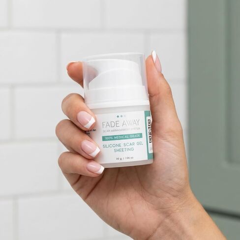 Fade Away Silicone Scar Gel | Designed by Plastic Surgeons | 100% Medical Grade | C-Section, Surgical, Cosmetic & Hypertrophic Scars | Clinically Proven | Fast-Dry Formula | 30g in Saudi Arabia