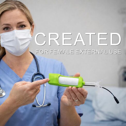 Wicks Female Urine Suction Device – External Catheter Urine Collection System for Women, Comfortable Leak-Proof Design for Incontinence and Overnight Care in Saudi Arabia