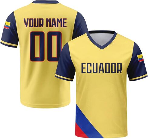 Custom Soccer Jersey 2026 Personalized Country Football Shirt with Name Number for Men Women Kids Team Fan Gift in Kuwait