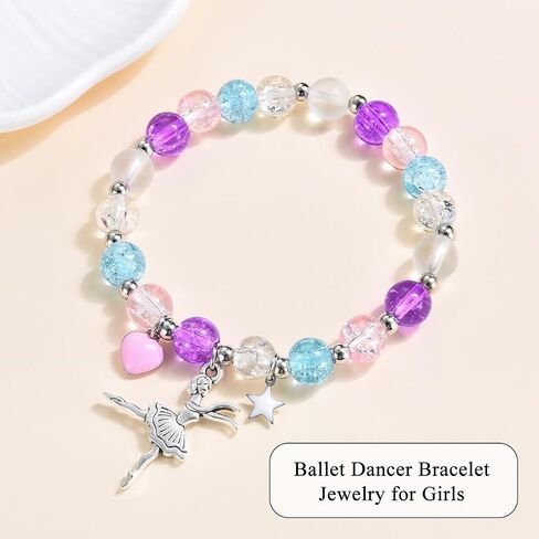 Dance Recital Gifts for Girls, Ballet Dancer Bracelet Jewelry, Ballerina Gifts for Little Girls Daughter Granddaughter Niece Sister Friends Dance Lover Team in Saudi Arabia