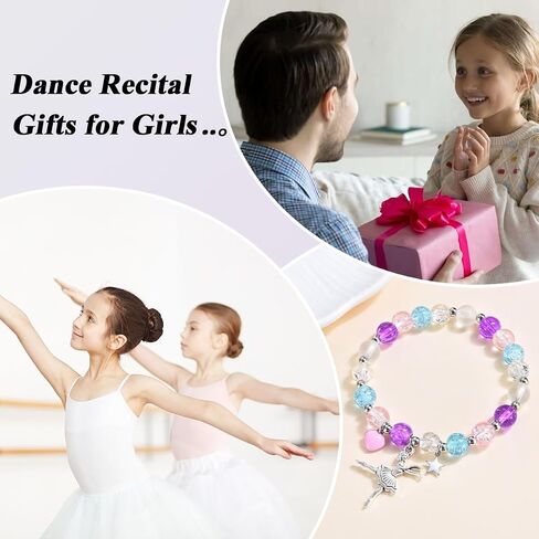 Dance Recital Gifts for Girls, Ballet Dancer Bracelet Jewelry, Ballerina Gifts for Little Girls Daughter Granddaughter Niece Sister Friends Dance Lover Team in Saudi Arabia