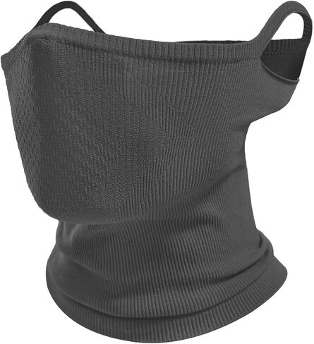 Ear-Loops Face Mask & Neck Warmer - Windproof Thermal Neck Gaiter for Outdoor Activities - Cycling, Running, Fishing in Saudi Arabia