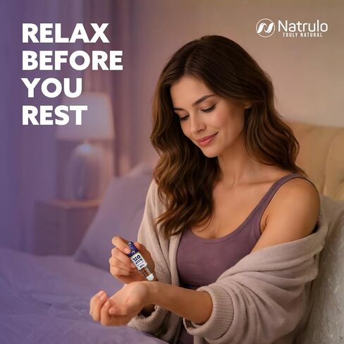 Sleep Oil Roll On – Lavender Essential Oil Roll On for Relaxation & Calm, Aromatherapy Essential Oil Roller for Night Routine – Natural Sleep Blend with Rosemary & Orange – Travel Friendly Made in USA in Kuwait