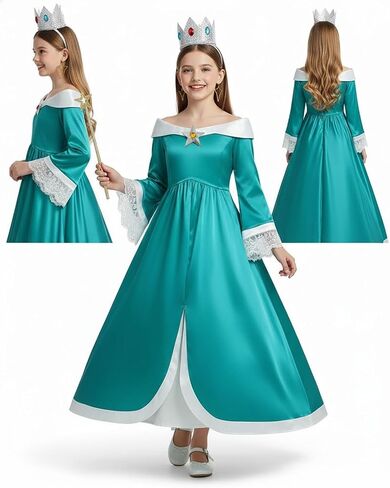 Halloween Costume For Girls Toddler Galaxy Princess Dress Up With Accessories Birthday Party Outfits in Saudi Arabia