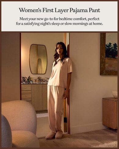 Cozy Earth Women's First Layer Pajama Pants with Elastic Waistband & Pockets - Women's Sleepwear in Saudi Arabia