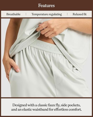 Cozy Earth Women's First Layer Pajama Pants with Elastic Waistband & Pockets - Women's Sleepwear in Saudi Arabia