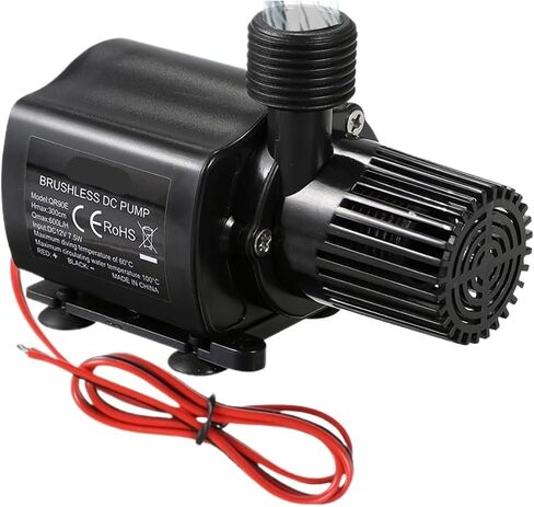 Brushless Water Pump Ultra-quiet DC12V Micro Brushless Waterproof Submersible Pump for Fountain 800L/H 15W Lift 16.4ft(Type 3) in Kuwait