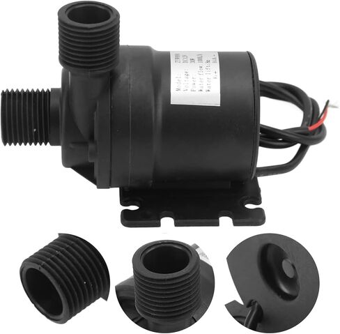 مضخة بدون فرش DC12V مضخة مياه بدون فرش منخفضة الضوضاء 30 وات 8 متر ارتفاع الرفع لنظام تداول المياه نافورة المنزل in Kuwait