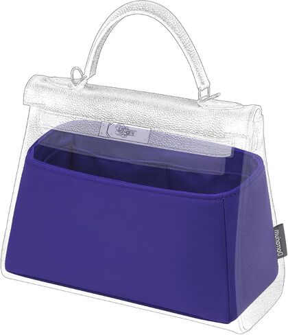 Silk Purse Organizer Insert Fits Hermes Kelly, Luxury Satin Bag Shaper with Divider, Silky Smooth Non-Slip Handbag Organizer for Designer Bags in Kuwait