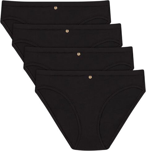 بيكيني ملابس داخلية نسائية من Maidenform، 4 قطع، تغطية متوسطة من الخيزران الناعم القابل للتمدد، حزمة بيكيني مريحة in Kuwait