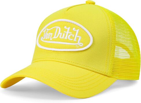 Von Dutch Kids Classic Trucker Hat | Adjustable Mesh Snapback with Logo, Breathable Back & Trend Prints in Saudi Arabia
