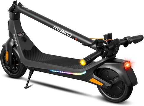 RZ800 Electric Scooter, Up to 31MPH, 50 Miles Long Range, 1200W Motor, Dual Disc Brakes with EABS, Damping Adjustable Full Suspensions Adults E-Scooter with APP in Saudi Arabia