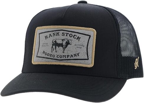 قبعة سائقي الشاحنات الشبابية من HOOEY Rank Stock - قبعة بيسبول شبكية قابلة للتنفس - قبعة سائقي الشاحنات الغربية in Kuwait