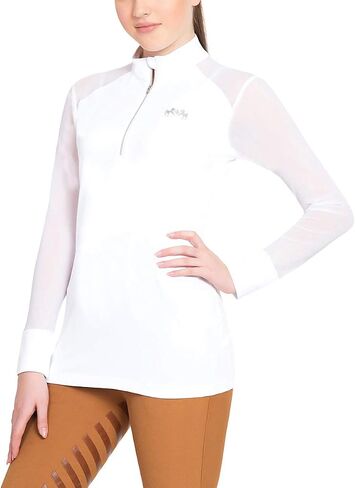 قميص رياضي بأكمام طويلة من Equine Couture Erna EquiCool | قميص رياضي لركوب الخيل والفروسية للسيدات in Kuwait