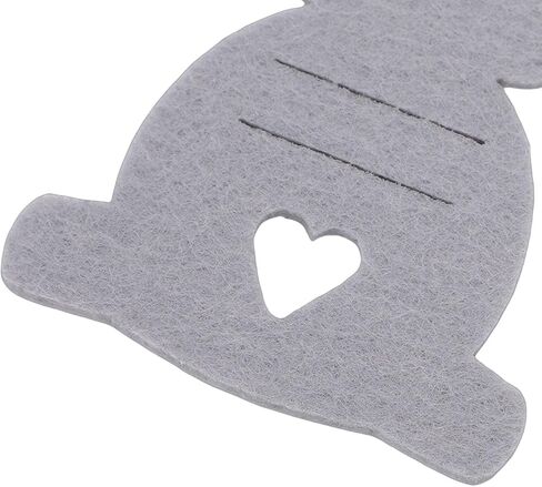 Haofy 6Pcs Easter Bunny Money Holders Felt Adorable Cash Gift Pouches for Kids Holiday Basket Stuffers Family Presents Light Grey Bulk Party Favors in Kuwait