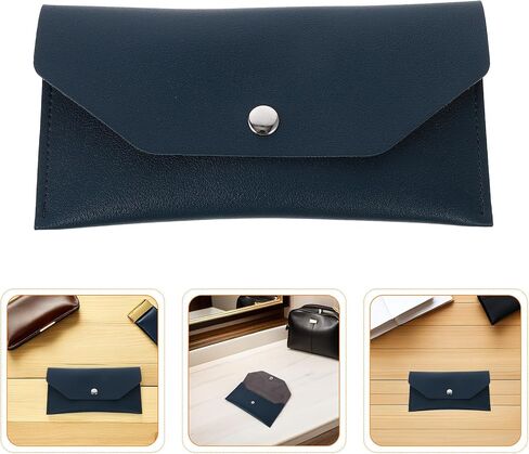 ARTIBETTER 2pcs Leather Cash Envelope Wallets, Bill Holder and Money Organizer Pouches in Dark Green for Budgeting, Travel Document and Savings Management in Kuwait